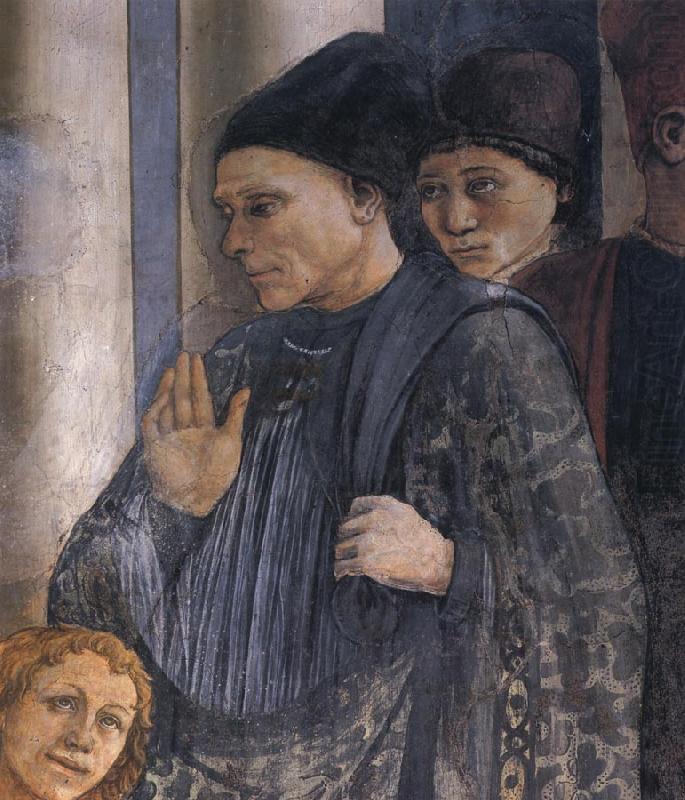 Fra Filippo Lippi Details of The Celebration of the Relics of St Stephen and Part of the Martyrdom of St Stefano